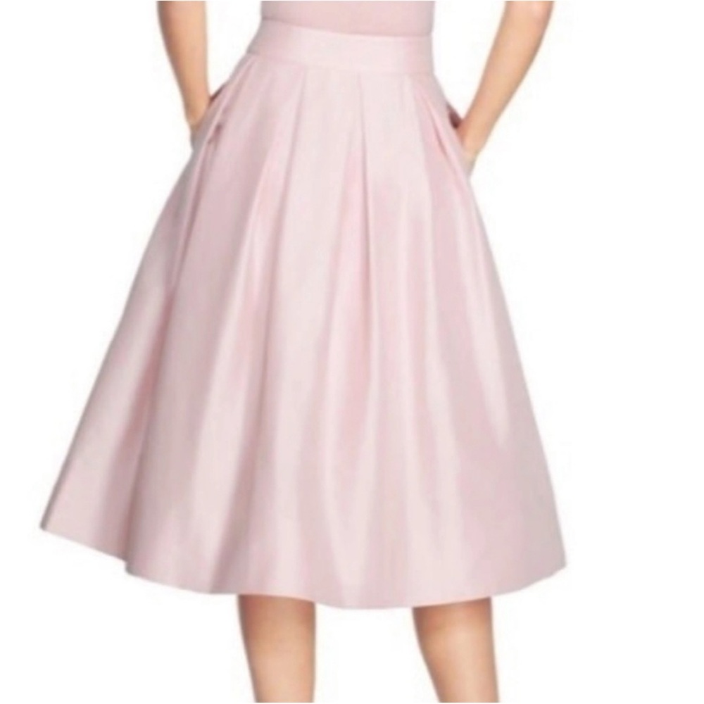 White House Black Market Light Pink A-Line Skirt